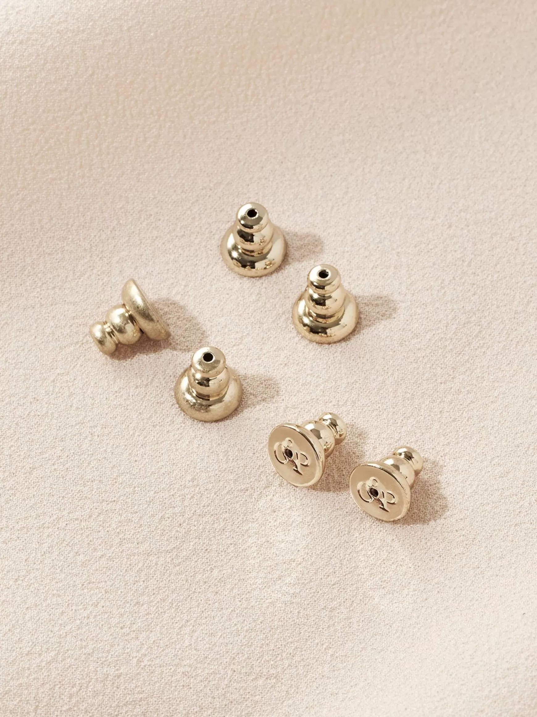 Fashion Earring Backings (3 Pairs) Rose Gold Jewelry