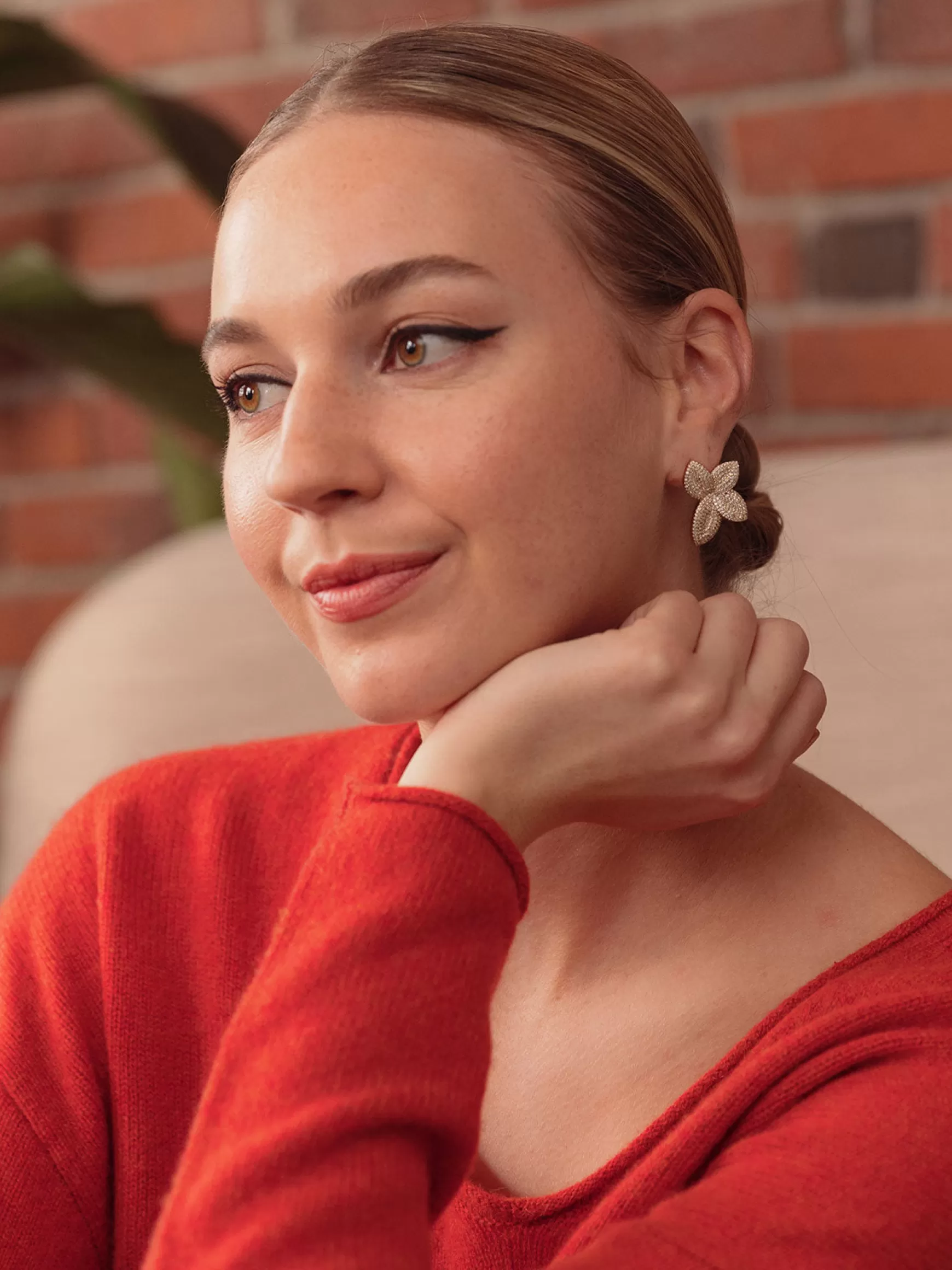 Online Primrose Studs Rose Gold Jewelry