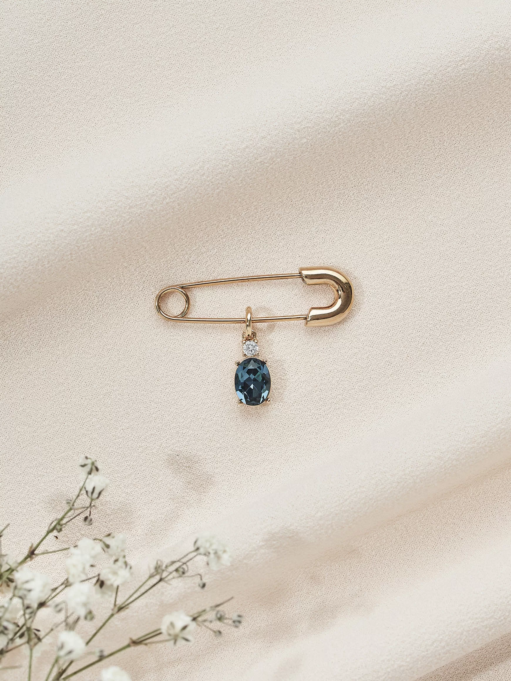 Best Something Blue Pin - Oval Lifestyle Shop